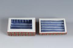  Kamite Ch emon IV Fine Patterned Rectangular Incense Box 1997 - 4780216
