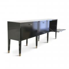  Kanttari High gloss black patina brass cabinet with 3 doors - 3177674
