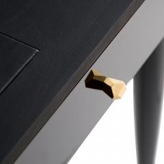  Kanttari Modern Black Writing Table Desk or Vanity Console in high gloss - 3152085