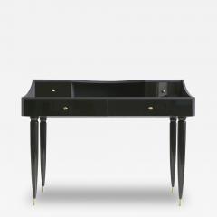  Kanttari Modern Black Writing Table Desk or Vanity Console in high gloss - 3214567