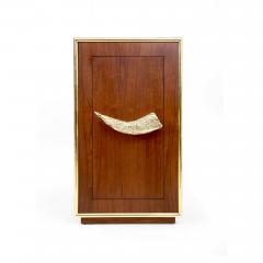  Kanttari Modern Brown Black White Cabinet in Brass Gold Copper - 3026553