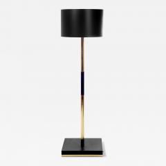  Kanttari Modern black brass floor lamp with solid oak base - 3310201