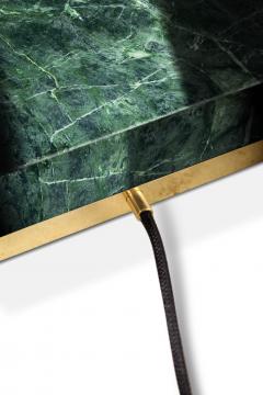  Kanttari Modern green marble brass floor lamp - 3188046
