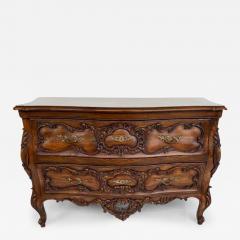  Karges Furniture Karges Louis XV Bombe Serpentine Bowfront Chest of Drawers in Walnut Late 20thC - 3527679