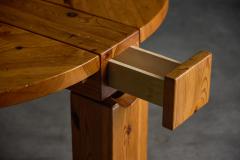  Karl Andersson Son Brutalist Pine Wood Coffee Table Sweden 1970s - 4214957