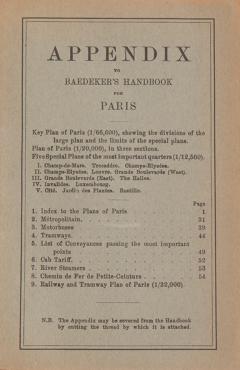  Karl BAEDEKER France Paris and its Environs by Karl BAEDEKER - 3553185