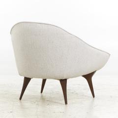  Karpen of California Karpen of California Mid Century Walnut Lounge Chairs Pair - 4095004