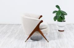  Karpen of California Mid Century Modern Boucle Lounge Chair by Karpen Of California - 3393312