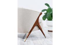  Karpen of California Mid Century Modern Boucle Lounge Chair by Karpen Of California - 3393319