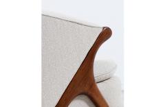  Karpen of California Mid Century Modern Boucle Lounge Chair by Karpen Of California - 3393322