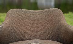  Karpen of California Rare Karpen of California Ebonized and Upholstered Lounge Chair or Side Chair - 4158015