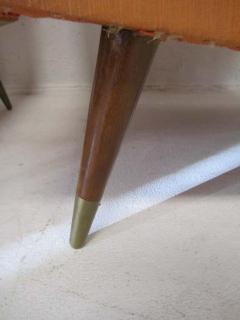  Karpen of California Unusual Pair of Signed Karpen Boxy Lounge Chairs Mid Century Modern - 1748364
