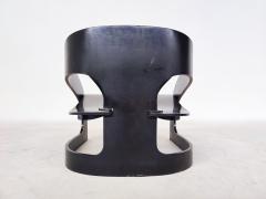  Kartell Black Wooden 4801 Armchair by Joe Colombo for Kartell - 3100420