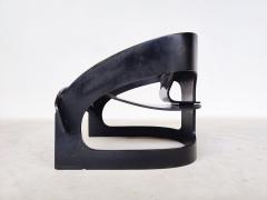  Kartell Black Wooden 4801 Armchair by Joe Colombo for Kartell - 3100421