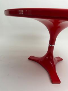  Kartell Red Dining Table 4997 Gardella Castelli for Kartell Italy circa 1970 - 4816538