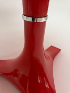  Kartell Red Dining Table 4997 Gardella Castelli for Kartell Italy circa 1970 - 4816545