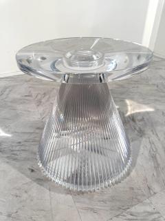  Kartell Transparent Acrylic Side Table by Kartell Italy 1970s - 4308710