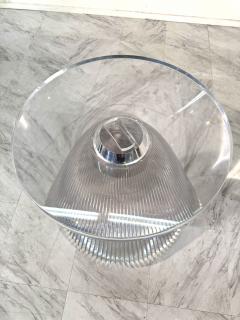  Kartell Transparent Acrylic Side Table by Kartell Italy 1970s - 4308713