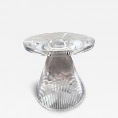  Kartell Transparent Acrylic Side Table by Kartell Italy 1970s - 4310156