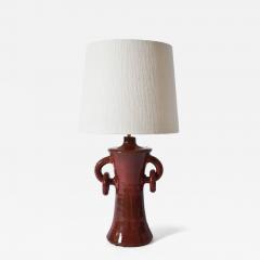  Kasa red handles ceramic lamp 32cm Barracuda Edition  - 4547605