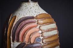  Kat Roger Kat Roger Table Lamp with hand crafted and hand painted ceramic base USA - 3397645