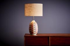  Kat Roger Kat Roger Table Lamp with hand crafted and hand painted ceramic base USA - 3397722