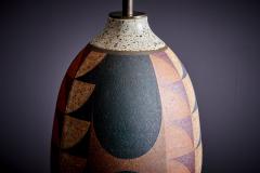  Kat Roger Kat Roger Table Lamp with hand crafted and hand painted ceramic base USA - 3397726
