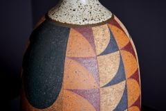  Kat Roger Kat Roger Table Lamp with hand crafted and hand painted ceramic base USA - 3397727