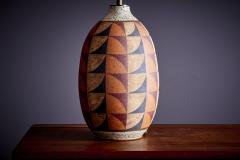  Kat Roger Kat Roger Table Lamp with hand crafted and hand painted ceramic base USA - 3397728