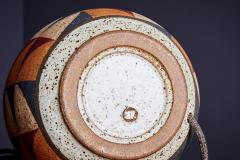  Kat Roger Kat Roger Table Lamp with hand crafted and hand painted ceramic base USA - 3397730