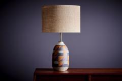  Kat Roger Kat Roger Table Lamp with hand crafted and hand painted ceramic base USA - 3397734
