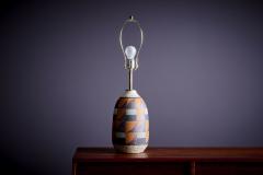  Kat Roger Kat Roger Table Lamp with hand crafted and hand painted ceramic base USA - 3397736