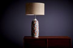  Kat Roger Kat Roger Table Lamp with hand crafted and hand painted ceramic base USA - 3397749