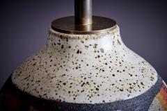  Kat Roger Kat Roger Table Lamp with hand crafted and hand painted ceramic base USA - 3397753