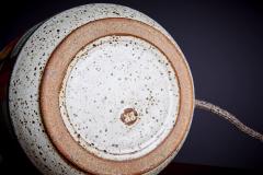  Kat Roger Kat Roger Table Lamp with hand crafted and hand painted ceramic base USA - 3397754