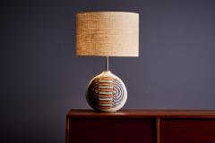  Kat Roger Kat Roger Table Lamp with hand crafted and hand painted ceramic base USA - 3397781