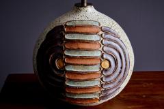  Kat Roger Kat Roger Table Lamp with hand crafted and hand painted ceramic base USA - 3397782