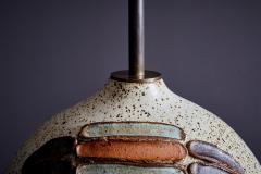  Kat Roger Kat Roger Table Lamp with hand crafted and hand painted ceramic base USA - 3397784
