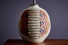  Kat Roger Kat Roger Table Lamp with hand crafted and hand painted ceramic base USA - 3397810
