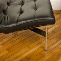  Katavolos Littel Kelly A Mid Century designed black leather lounge chair with chrome base 1952 - 1968790