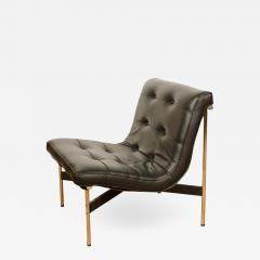  Katavolos Littel Kelly A Mid Century designed black leather lounge chair with chrome base 1952 - 1970737