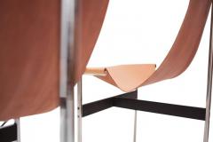  Katavolos Littel Kelly Laverne International T Chairs in Natural Cognac Leather - 456178
