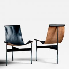  Katavolos Littel Kelly Pair of two T Chairs by Katavolos Littell and Kelley for ICF - 4529122
