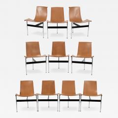  Katavolos Littel Kelly Set of 10 KATAVOLOS LITTEL AND KELLEY FOR LAVERNE T DINING CHAIRS - 4678236