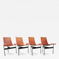  Katavolos Littel Kelly Set of 4 T Side Chairs by Katavolos Littel Kelley for Laverne International - 462121