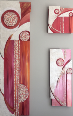  Katharine Owens Cherry Blossom triptych 2019 - 4409568