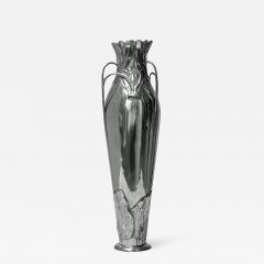  Kayserzinn Art Nouveau Pewter Vase Hugo Levin Kayserzinn Germany C 1900 - 2162566