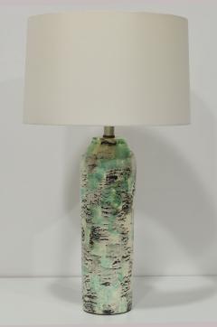  Kelby Kelby Ceramic Table Lamp in Black Green and Off White Abstract Pattern - 3365621