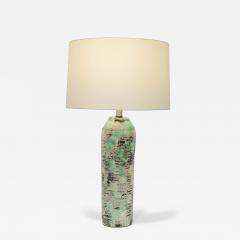  Kelby Kelby Ceramic Table Lamp in Black Green and Off White Abstract Pattern - 3371938