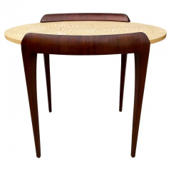  Keno Bros Fine Mid Century Modern Side Table in Mixed Woods by Keno Brothers - 2994037